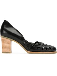 Sarah Chofakian cut-out detail pumps - Noir