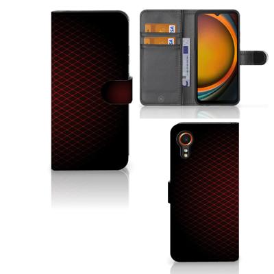 Samsung Galaxy Xcover 7 | Telefoon Hoesje | Geruit Rood