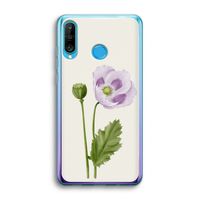 Purple poppy: Huawei P30 Lite Transparant Hoesje