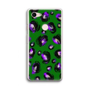 Green Cheetah: Google Pixel 3 Transparant Hoesje