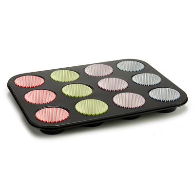 Kinvara Cupcake bakvorm - 12x muffins maken - 35x26 cm