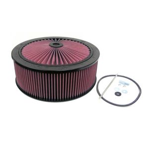 K&N 185mm flens, 14'' diameter, 165 mmHöhe met X-Stream deksel (66-3090) 663090