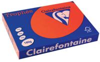 Clairefontaine Trophée Intens, gekleurd papier, A3, 160 g, 250 vel, koraalrood