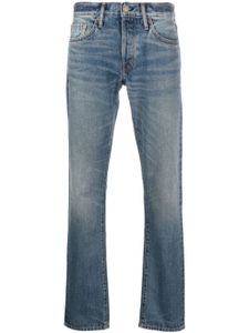 TOM FORD jean droit à effet délavé - Bleu