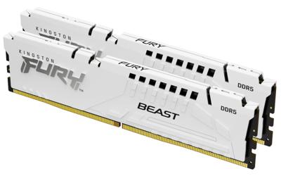 Kingston Technology FURY Beast 64GB 5200MT/s DDR5 CL36 DIMM (set van 2) White EXPO