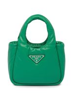 Prada petit sac cabas Soft à design matelassé - Vert