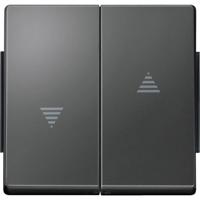 Merten 343414 Wisselschakelaar Afdekking AquaDesign Antraciet 1 stuk(s)