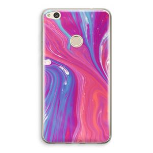 Paarse stroom: Huawei Ascend P8 Lite (2017) Transparant Hoesje