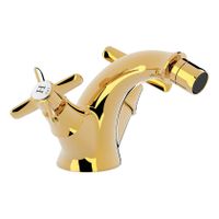 Bidetkraan Tres Clasic | Opbouw | Mengkraan | 2-knops | Vintage | 24k Goud glans Bidetkraan Tres Clasic | Opbouw | Mengkraan | 2-knops | Vintage | 24k Goud glans