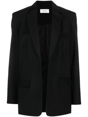 Matteau Blazer met open voorkant - Zwart