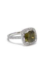 APM Monaco bague à design carré - Argent