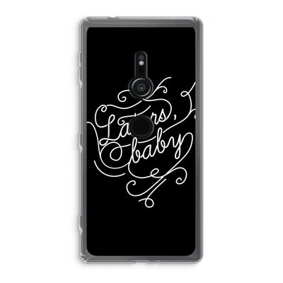Laters, baby: Sony Xperia XZ2 Transparant Hoesje