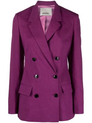 ISABEL MARANT blazer Sheril à boutonnière croisée - Rose