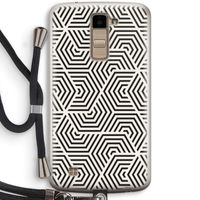 Magic pattern: LG K10 (2016) Transparant Hoesje met koord