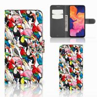 Samsung Galaxy A10 | Telefoonhoesje | Met pasjeshouder | Birds