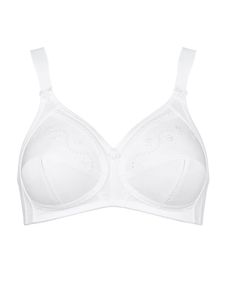 Triumph - Doreen + Cotton 01 N (zonder beugel) - wit, Maat:80B