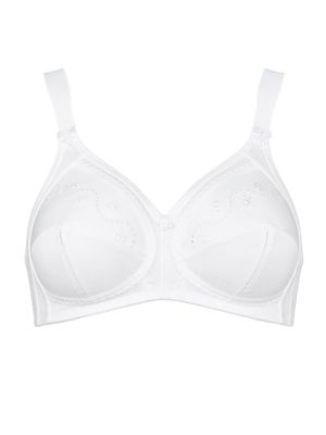 Triumph - Doreen + Cotton 01 N (zonder beugel) - wit, Maat:80E