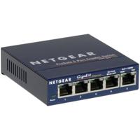 NETGEAR GS105GE Netwerk switch 5 poorten 1000 MBit/s NETGEAR GS105GE Netwerk switch 5 poorten 1000 MBit/s