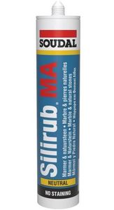 Soudal Silirub MA | Siliconenkit | Natuursteen | 300 ml - 107725