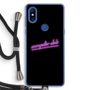 Vice Black: Xiaomi Mi Mix 3 Transparant Hoesje met koord