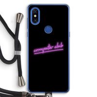 Vice Black: Xiaomi Mi Mix 3 Transparant Hoesje met koord