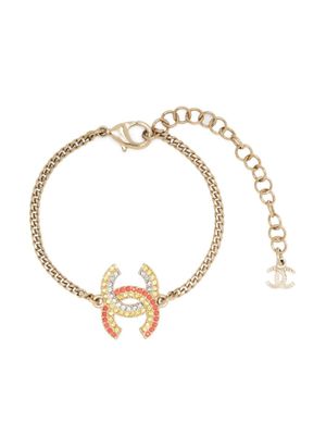 CHANEL Pre-Owned bracelet à logo CC (années 2000) - Or