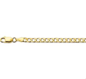 Collier Geelgoud Geslepen Gourmet 3,45 mm x 50 cm