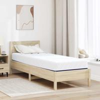 Matrassen Wit, Blauw 70 x 200 cm 100% polyester jacquard stof