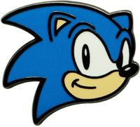 Sonic the Hedgehog Pin - Sonic Head - thumbnail