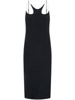 Dion Lee robe mi-longue à dos nu - Noir