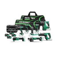 Hikoki KC18H8A MVA4 18V Voordeelpack | 8 x 18V machines | 4X BSl36A18X accu's en lader | In draagtas - KC18H8A-MVA4 Hikoki KC18H8A MVA4 18V Voordeelpack | 8 x 18V machines | 4X BSl36A18X accu's en lader | In draagtas - KC18H8A-MVA4