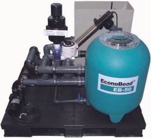 Aquaforte Econobead EB-50 Filtersysteem voor Vijvers - Plug & Play, Tot 20m³, Energiezuinig
