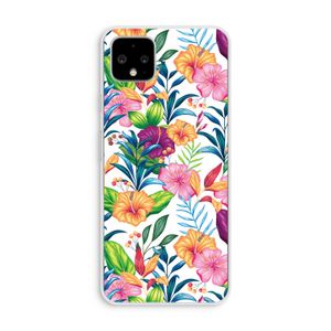 Tropisch 2: Pixel 4 XL Transparant Hoesje
