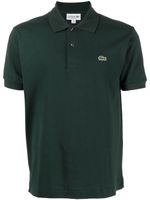 Lacoste chest logo-patch polo shirt - Vert - thumbnail