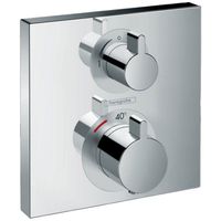 Afbouwdeel van Inbouw Thermostaat Hansgrohe Ecostat Square met Stop- en Omstelkraan Chroom Afbouwdeel van Inbouw Thermostaat Hansgrohe Ecostat Square met Stop- en Omstelkraan Chroom
