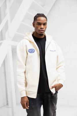 Equalité Dreamer Oversized Full Zip Hoodie Heren Gebroken Wit - Maat XXS - Kleur: Wit | Soccerfanshop