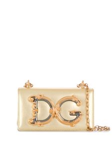 Dolce & Gabbana sac à bandoulière DG Girls - Or