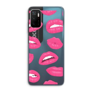 Bite my lip: Xiaomi Poco M3 Pro 5G Transparant Hoesje