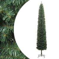 VidaXL Kunstkerstboom smal met standaard 270 cm PVC - thumbnail