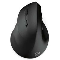Draadloze muis - 2x Bluetooth + 2,4 GHz USB-ontvanger - MOBILITY LAB - M30W-L - Ergonomisch - Linkshandig - Zwart