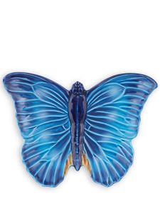 Bordallo Pinheiro plat 'Cloudy Butterflies' - Bleu