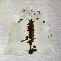 Koeienhuid bruin creme wit 215x180cm M/L