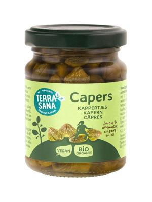 Terrasana Siciliaanse kappertjes in olijfolie bio