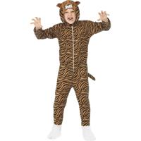 Smiffy's Tijger Kostuum - onesie - kinderen - dierenpak - verkleedkleding - dieren