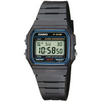 Horloge - Casio - Vintage - Zwart - Digitaal - Hars - WR ISO 22810 waterbestendigheid Horloge - Casio - Vintage - Zwart - Digitaal - Hars - WR ISO 22810 waterbestendigheid