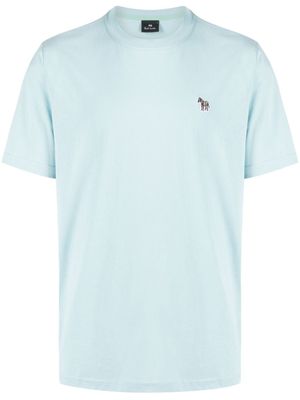 PS Paul Smith T-shirt met geborduurd logo - Blauw PS Paul Smith T-shirt met geborduurd logo - Blauw