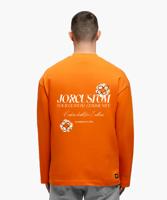 Jorcustom KD-Flowers Longsleeve T-Shirt Heren Oranje - Maat XS - Kleur: Oranje | Soccerfanshop