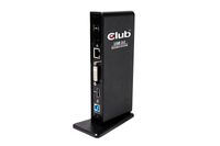 CLUB3D SenseVision USB3.0 Dual Display Docking Station - thumbnail