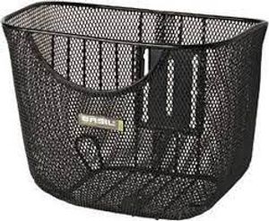 Basil Front basket bilbao kf black