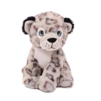 Pia Toys Knuffeldier Sneeuwluipaard - zachte pluche stof - lichtgrijs - kwaliteit knuffels - 20 cm   -